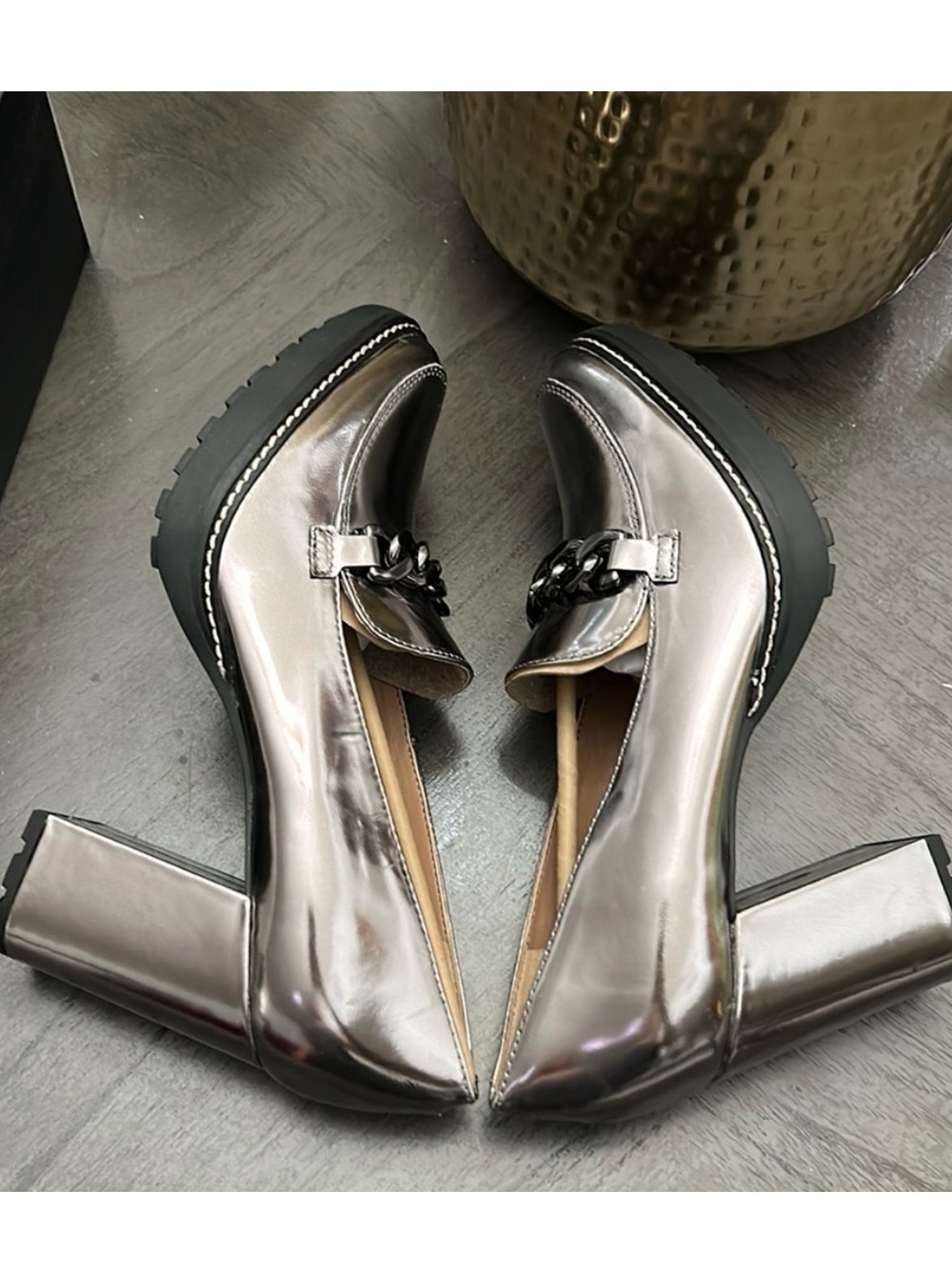 New! NATURALIZER Callie-Moc High-heel Loafers (WIDE) 11w - Picture 7 of 13